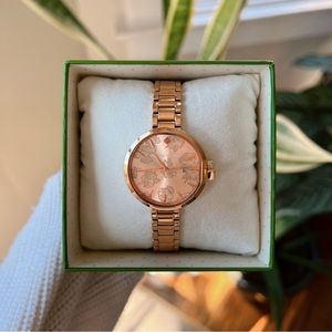 NWOT Kate Spade Rose Park Row ‘Coming Up Roses’ Watch